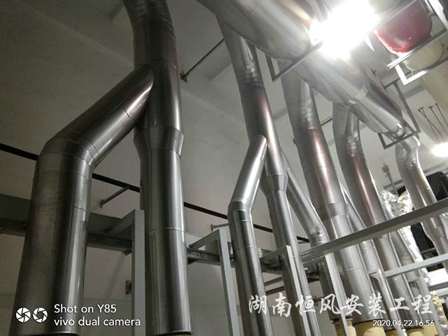 常德卷烟厂除尘排潮焊接风 