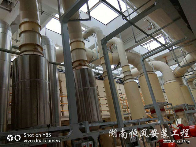 常德卷烟厂除尘排潮焊接风 
